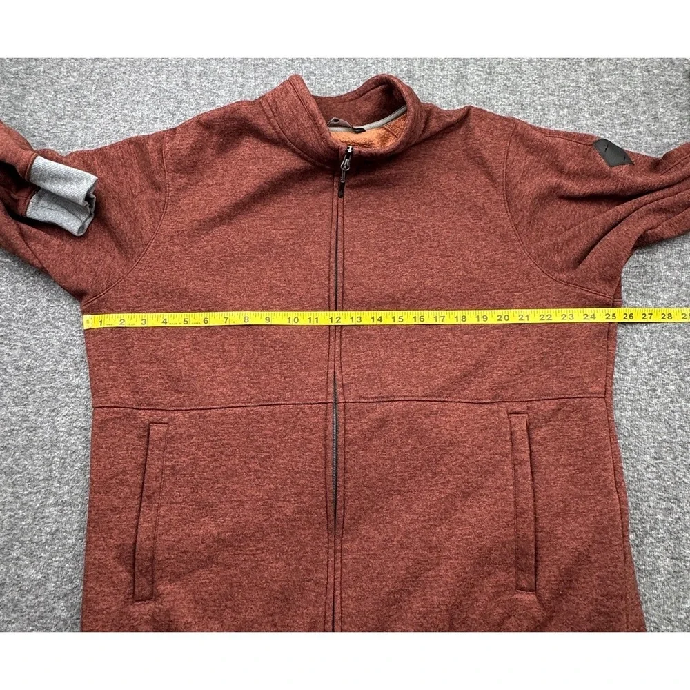 The‎ North Face Jacket Mens Sz XL Red Gray Fleece Full Zip Hiking Y2K Gorpcore